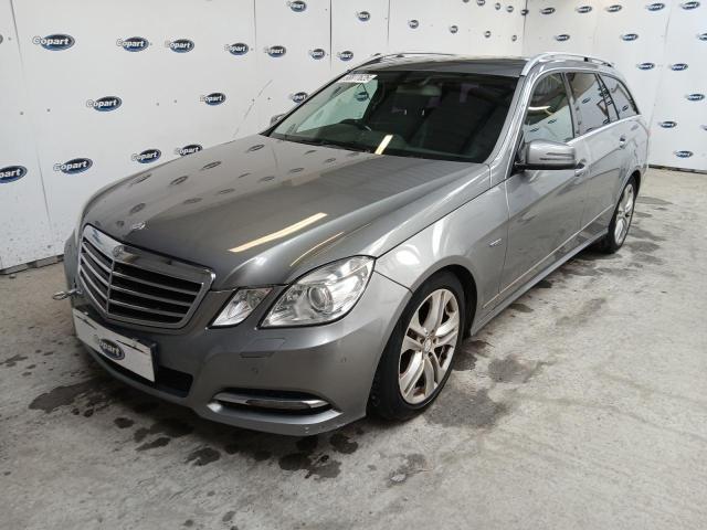 2011 MERCEDES BENZ E220 BLUE- for sale at Copart BELFAST