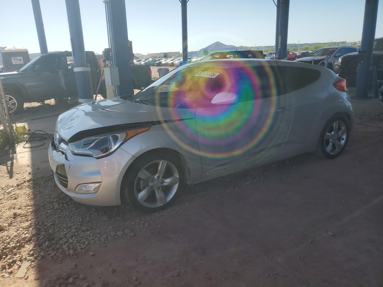 2014 Hyundai Veloster VIN: KMHTC6AD7EU216819 Lot: 57135335