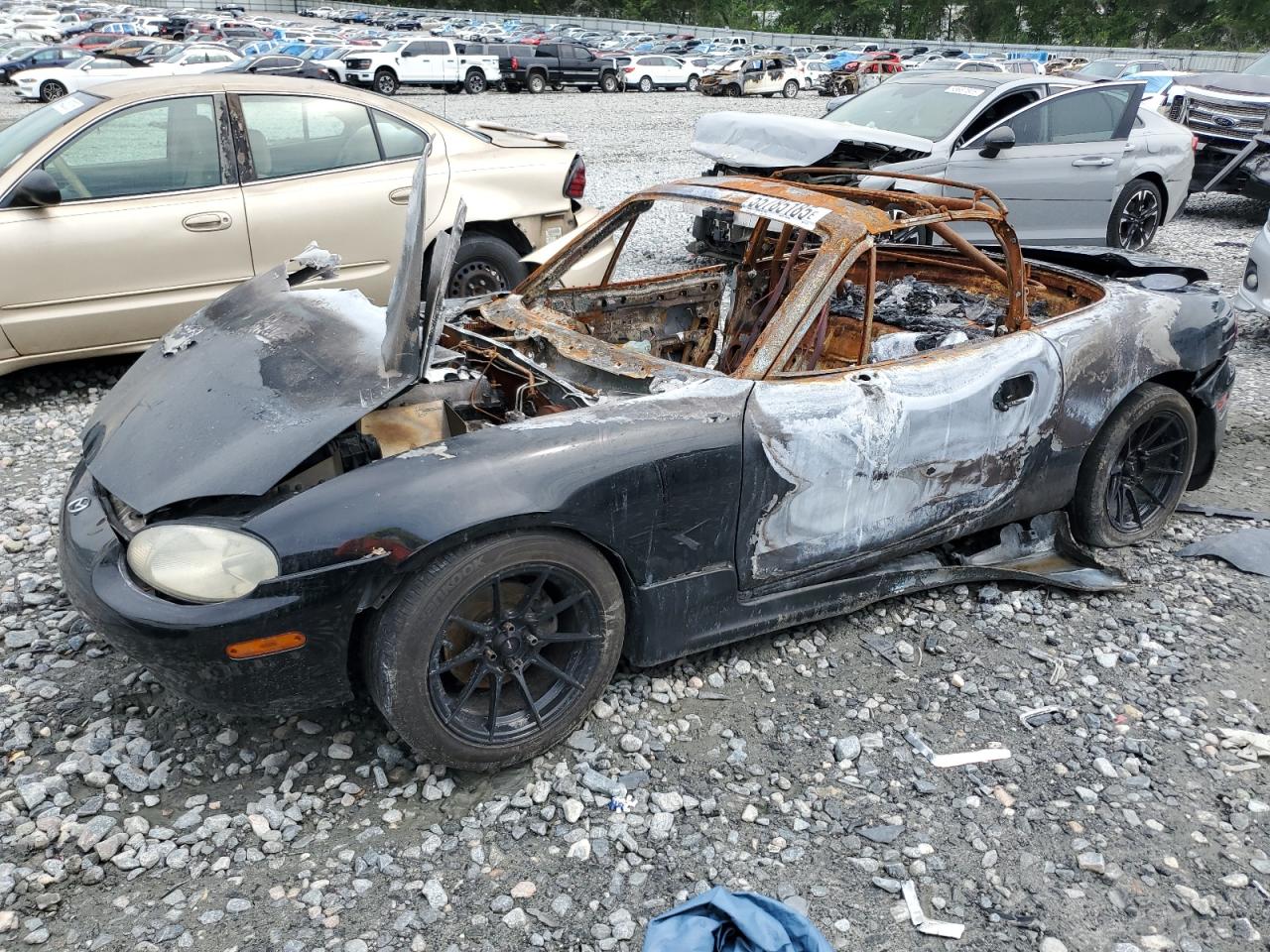 1999 Mazda Mx-5 Miata за продажба в Byron, GA - Burn