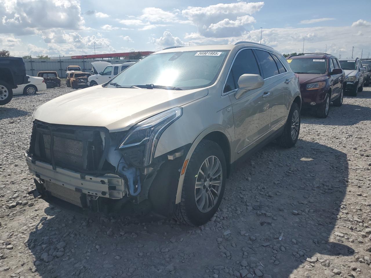2017 Cadillac Xt5 Luxury იყიდება Cahokia Heights-ში, IL - Front End