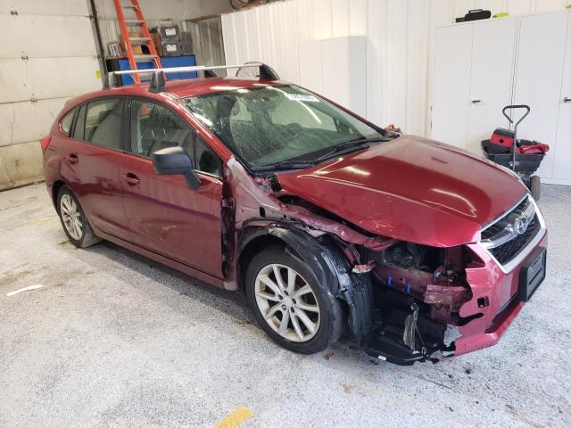  SUBARU IMPREZA 2014 Red