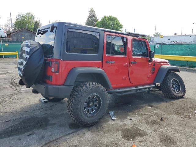 Parquets JEEP WRANGLER 2014 Czerwony
