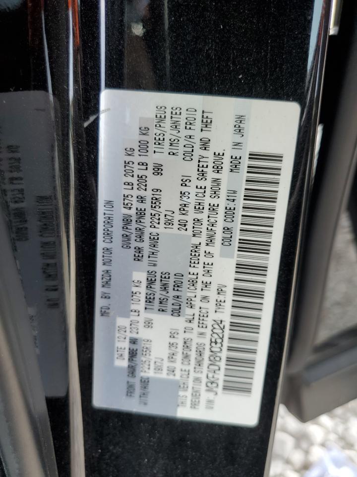 2021 Mazda Cx-5 Grand Touring VIN: JM3KFADM8M0352024 Lot: 58703595