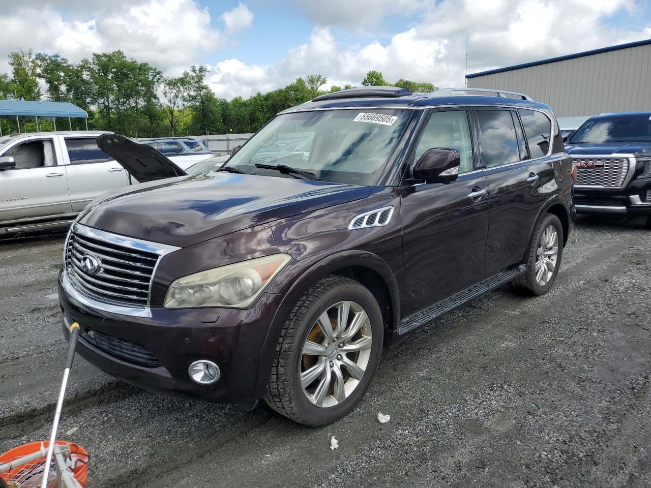 2013 Infiniti Qx56 за продажба в Spartanburg, SC - Minor Dent/Scratches