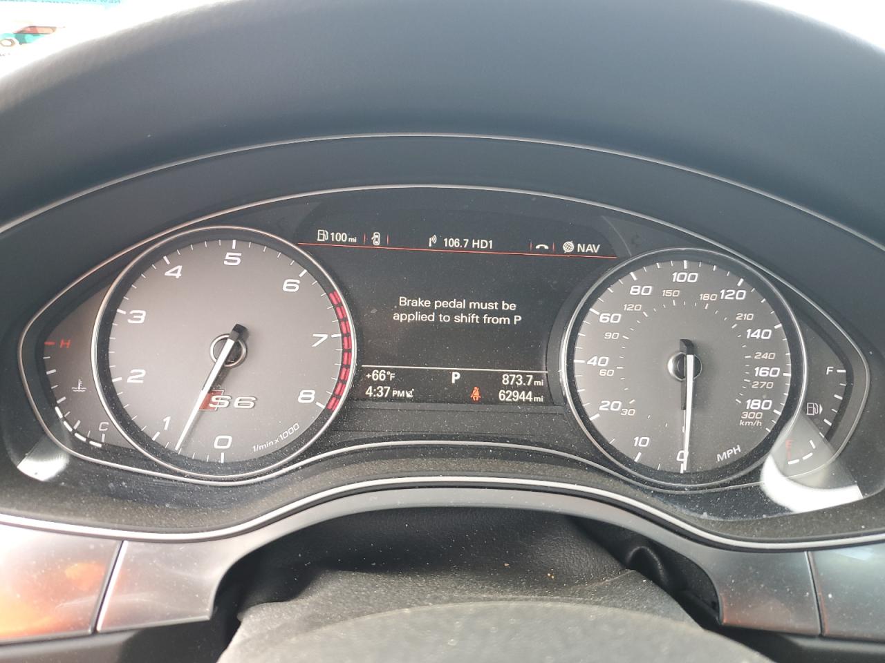2014 Audi S6 VIN: WAUF2BFCXEN091965 Lot: 57664355