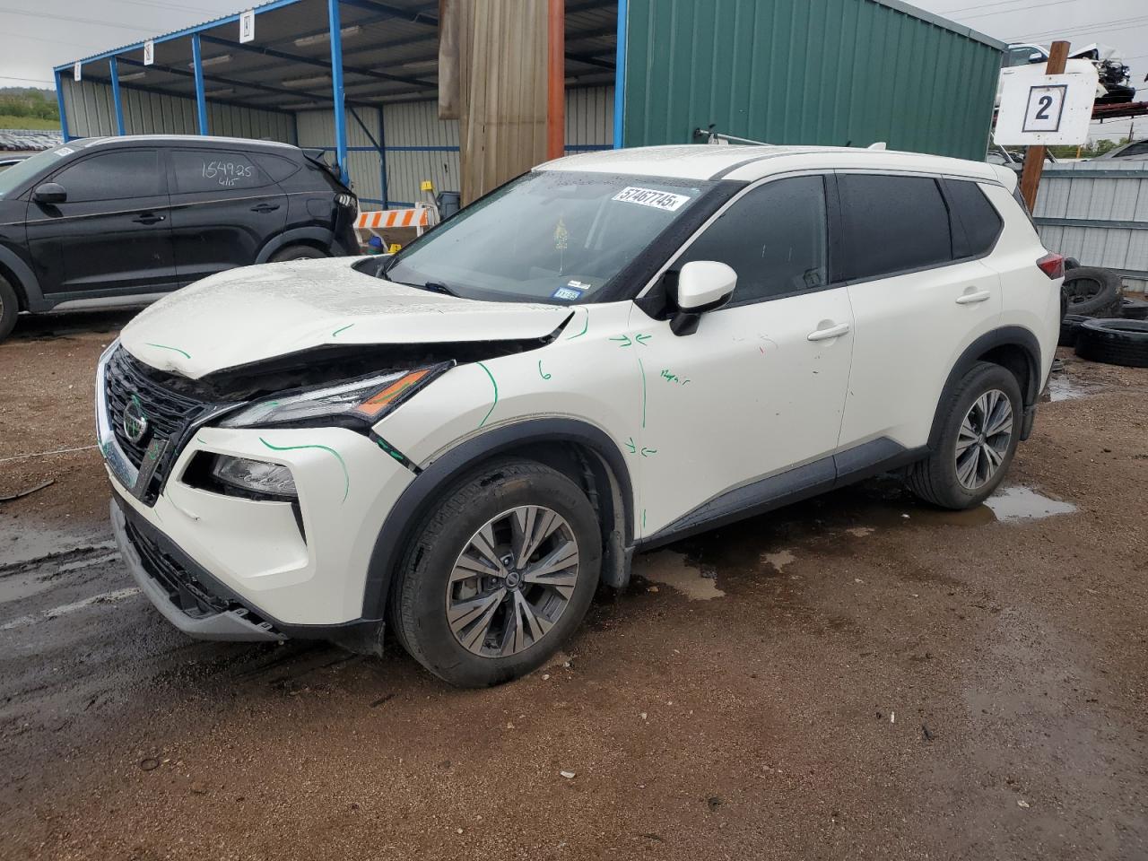 2021 Nissan Rogue Sv na sprzedaż w Colorado Springs, CO - Front End