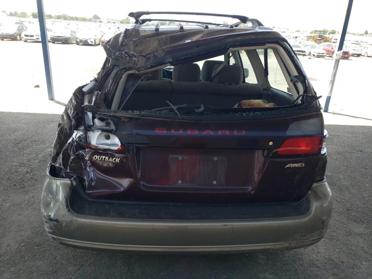 2000 Subaru Legacy Outback VIN: 4S3BH6654Y7673397 Lot: 57311615
