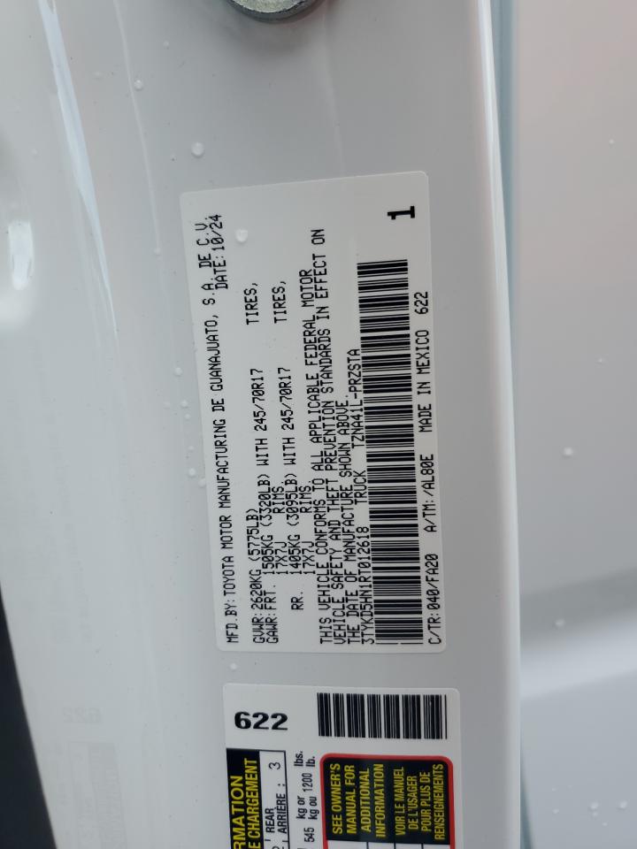 2024 Toyota Tacoma Double Cab VIN: 3TYKD5HN1RT012618 Lot: 57089165