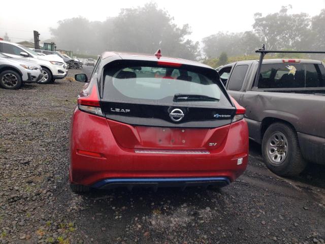  NISSAN LEAF 2018 Burgundy
