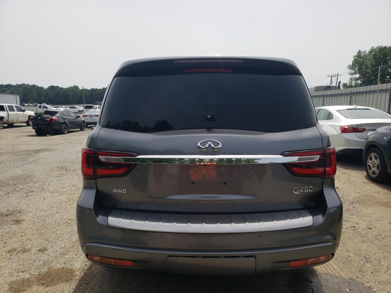 2021 Infiniti Qx80 Luxe VIN: JN8AZ2AE8M9271118 Lot: 57033195