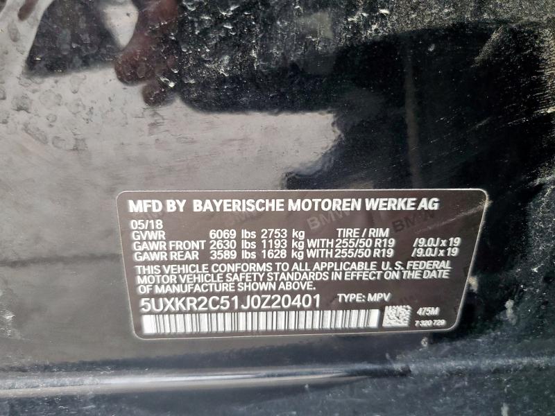 2018 BMW X5 SDRIVE35I  