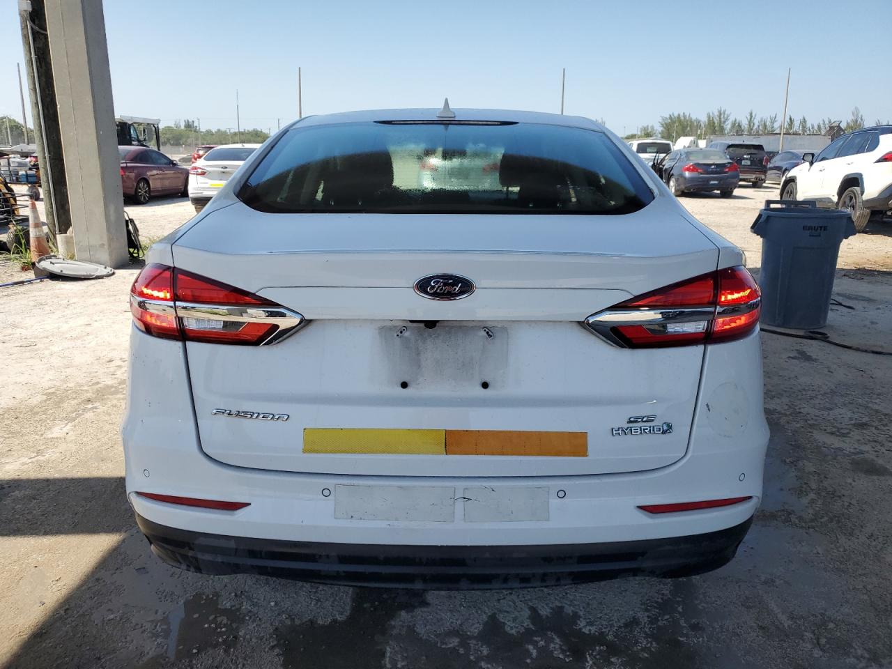 2019 Ford Fusion Se VIN: 3FA6P0LU6KR124819 Lot: 54023705