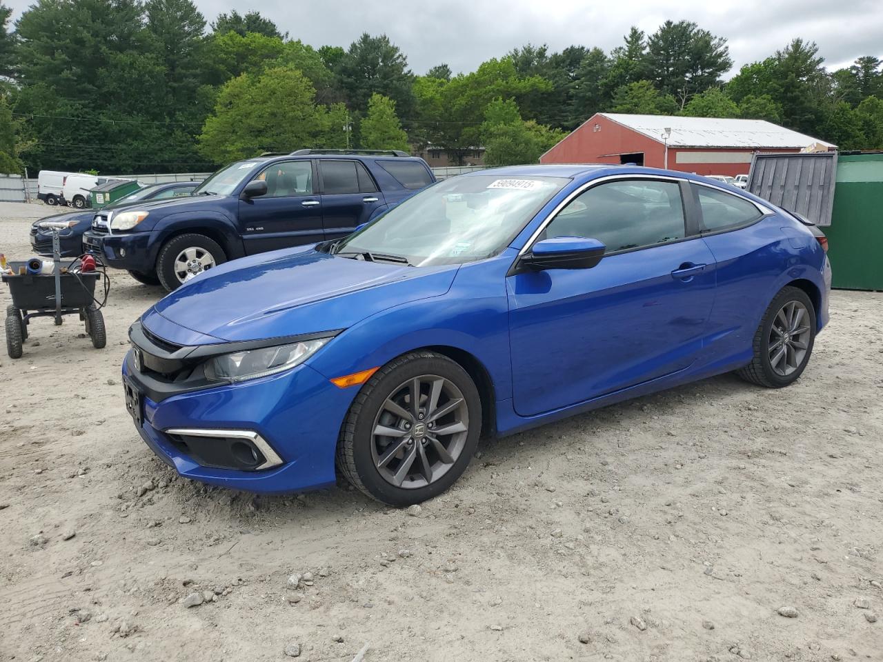 2019 Honda Civic Ex en Venta en Mendon, MA - Rear End