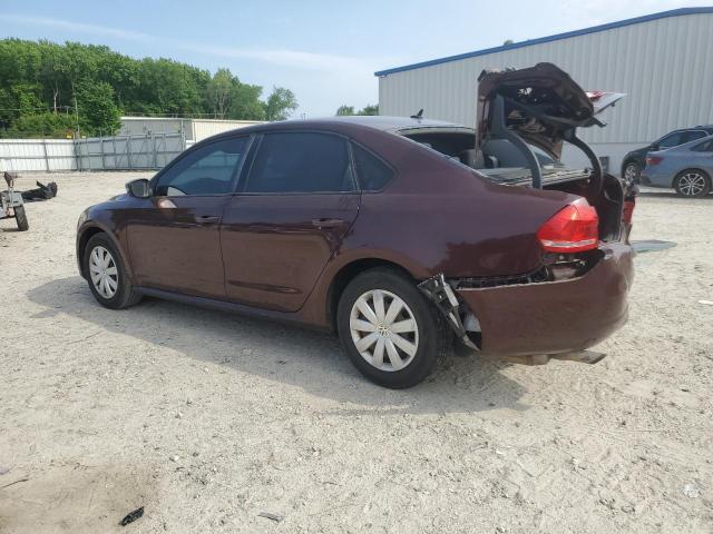  VOLKSWAGEN PASSAT 2013 Burgundy