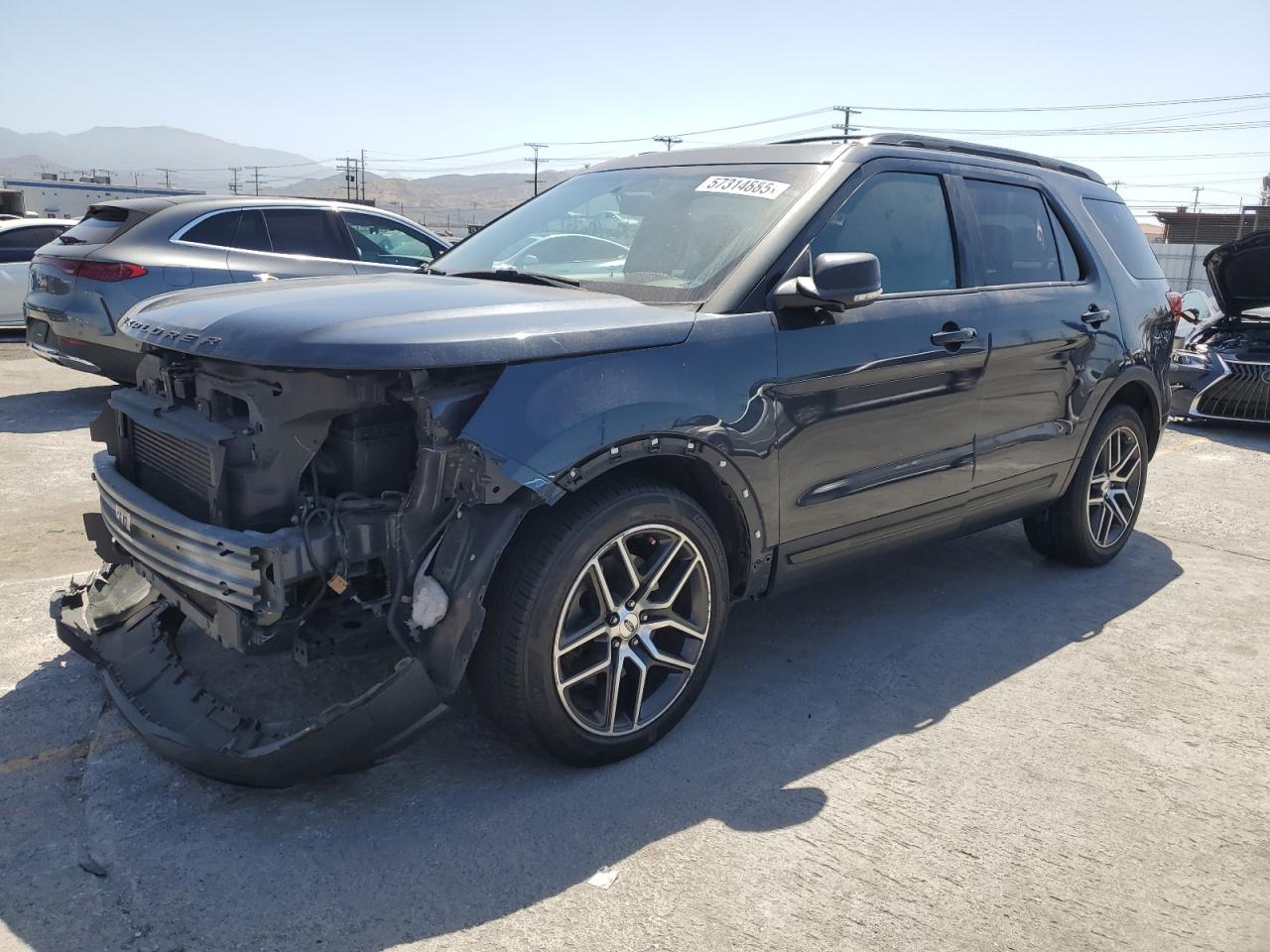 2017 Ford Explorer Sport للبيع في Sun Valley، CA - Front End