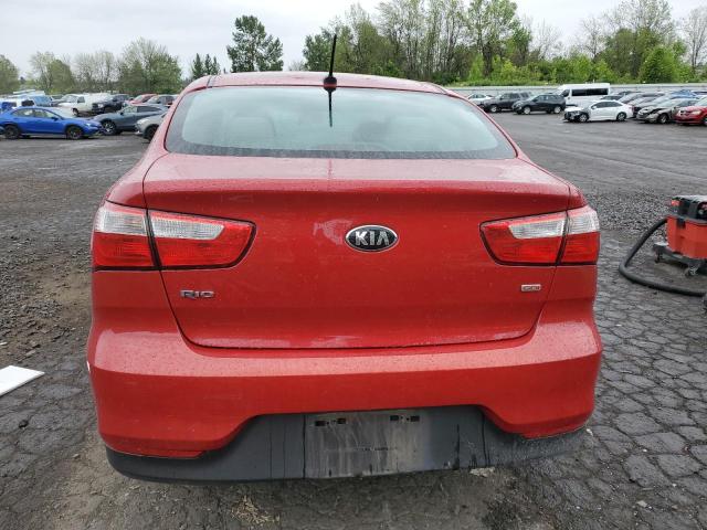 Sedans KIA RIO 2017 Red