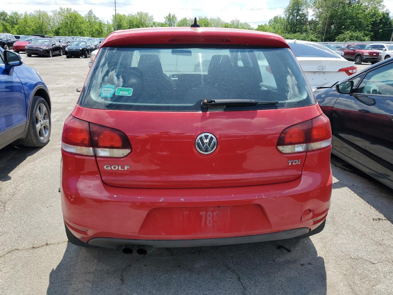 2011 Volkswagen Golf VIN: WVWDM7AJ6BW194734 Lot: 58244035