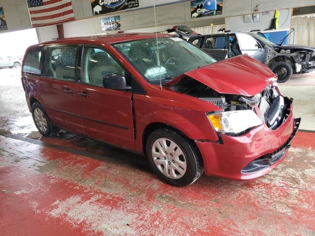  DODGE CARAVAN 2016 Czerwony