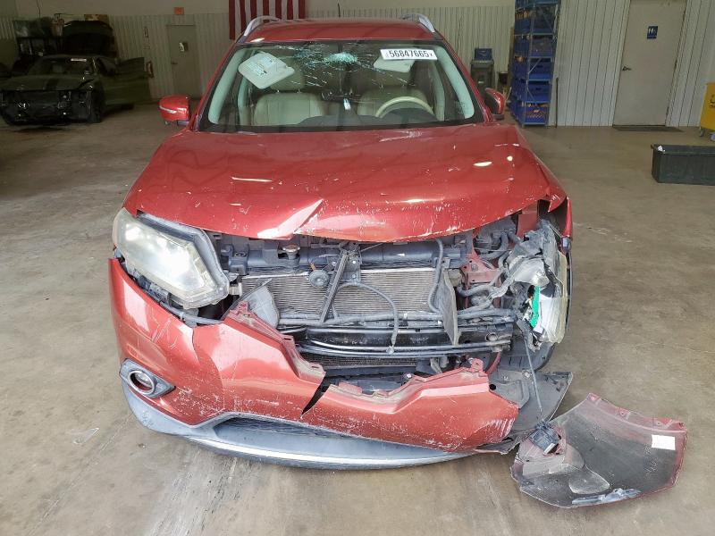  NISSAN ROGUE 2015 Czerwony