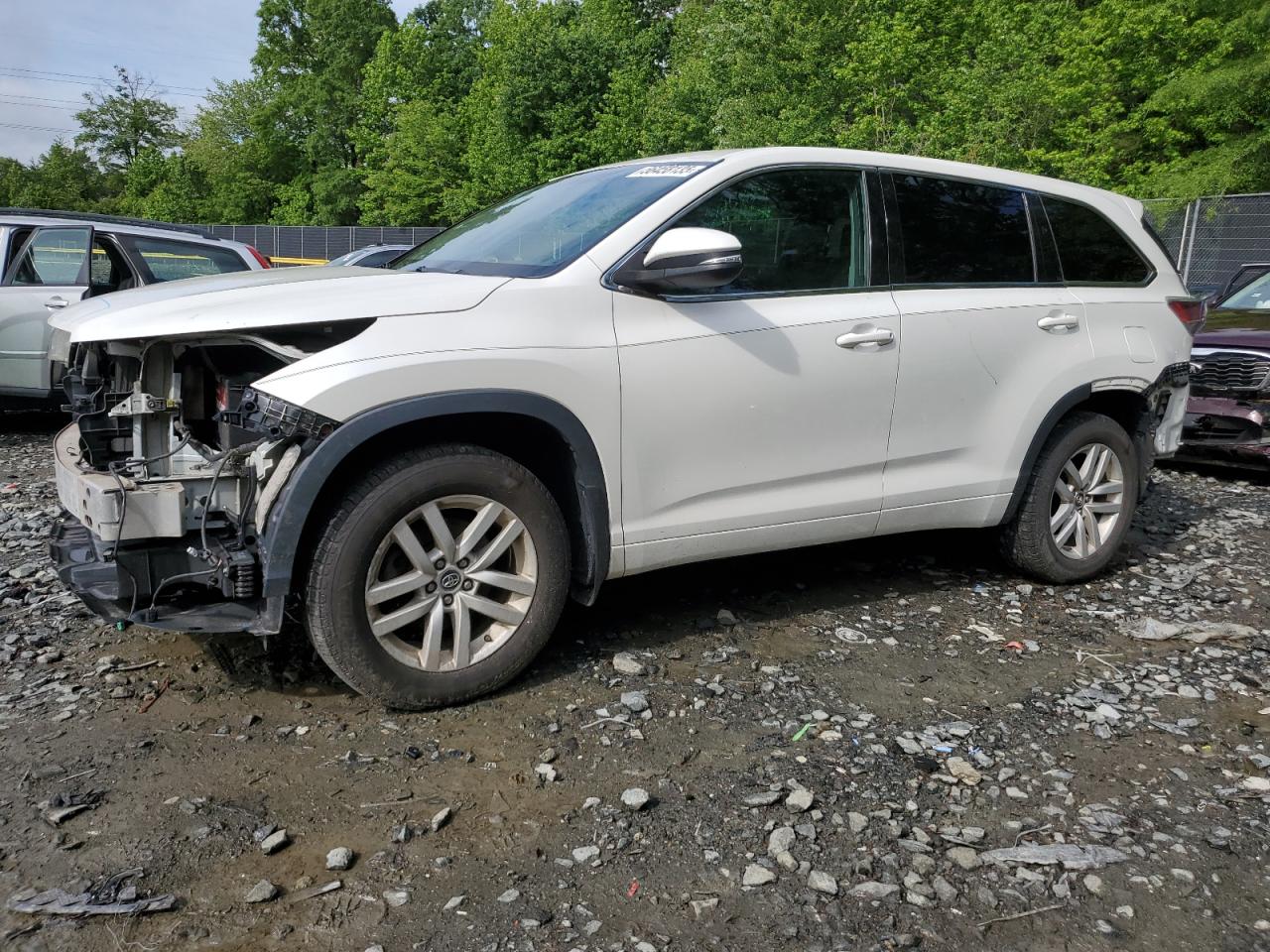 2016 Toyota Highlander Le за продажба в Waldorf, MD - Rear End