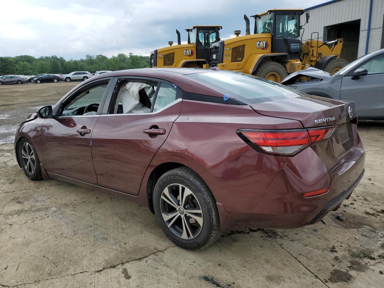 2020 Nissan Sentra Sv brown null gas 3N1AB8CV9LY222392 photo #3
