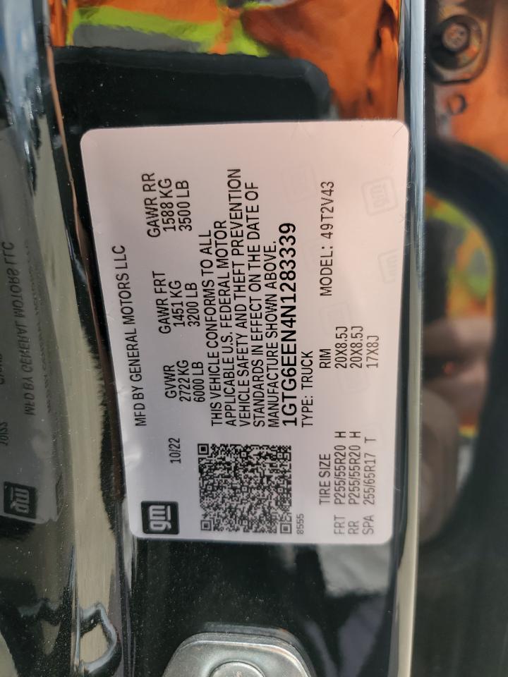 2022 GMC Canyon Denali VIN: 1GTG6EEN4N1283339 Lot: 58032885
