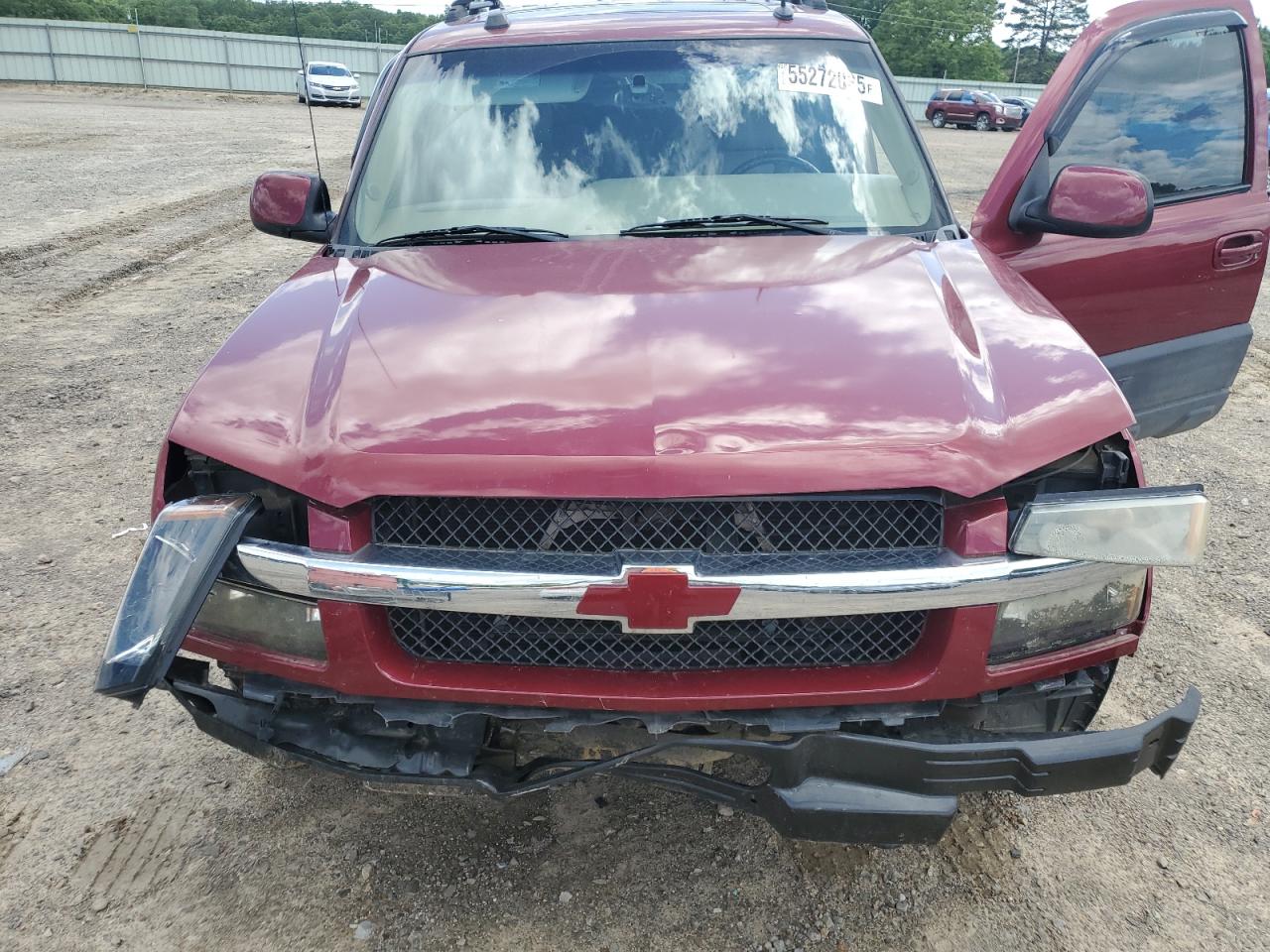 2004 Chevrolet Avalanche K1500 VIN: 3GNEK12T34G165255 Lot: 55272085