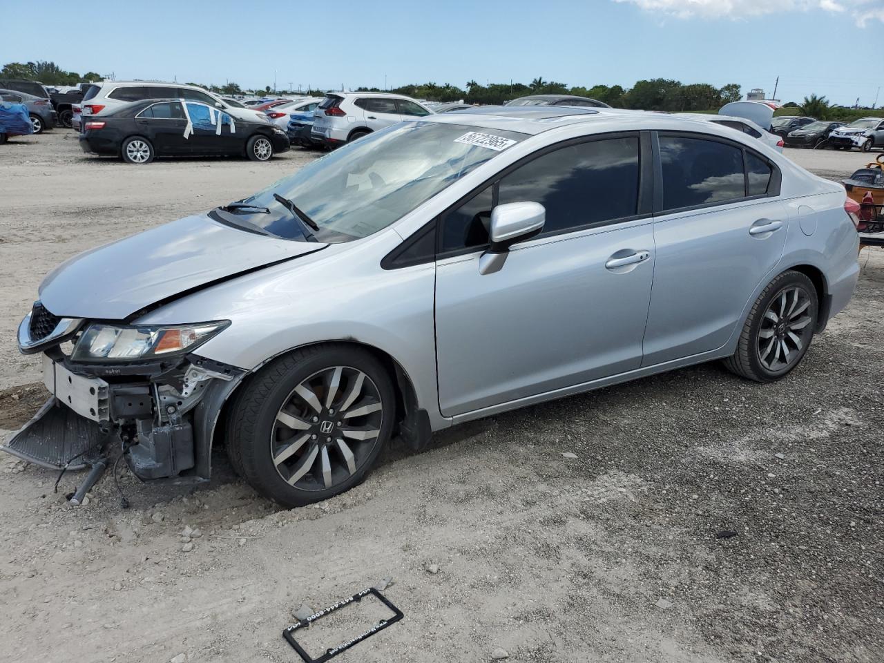2015 Honda Civic Exl for Sale in West Palm Beach, FL - Front End