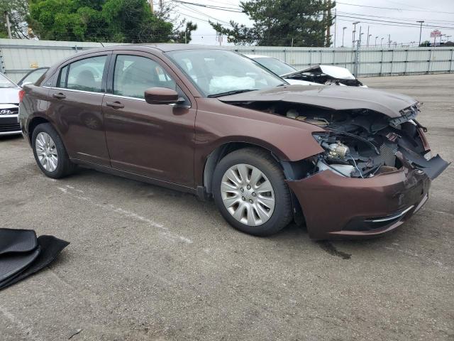 Седани CHRYSLER 200 2012 Бургунді