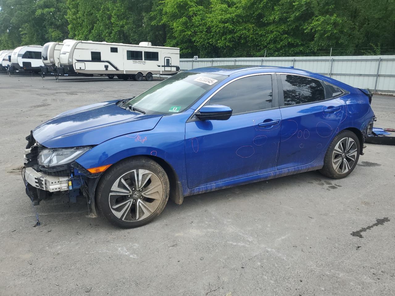 2017 Honda Civic Ex for Sale in Glassboro, NJ - Front End