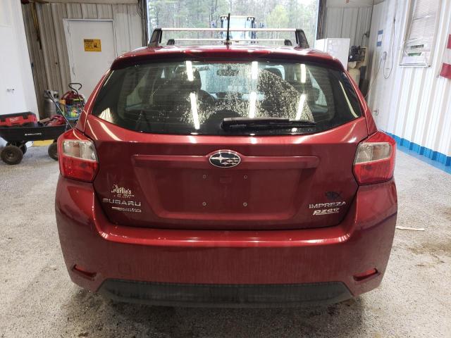  SUBARU IMPREZA 2014 Red