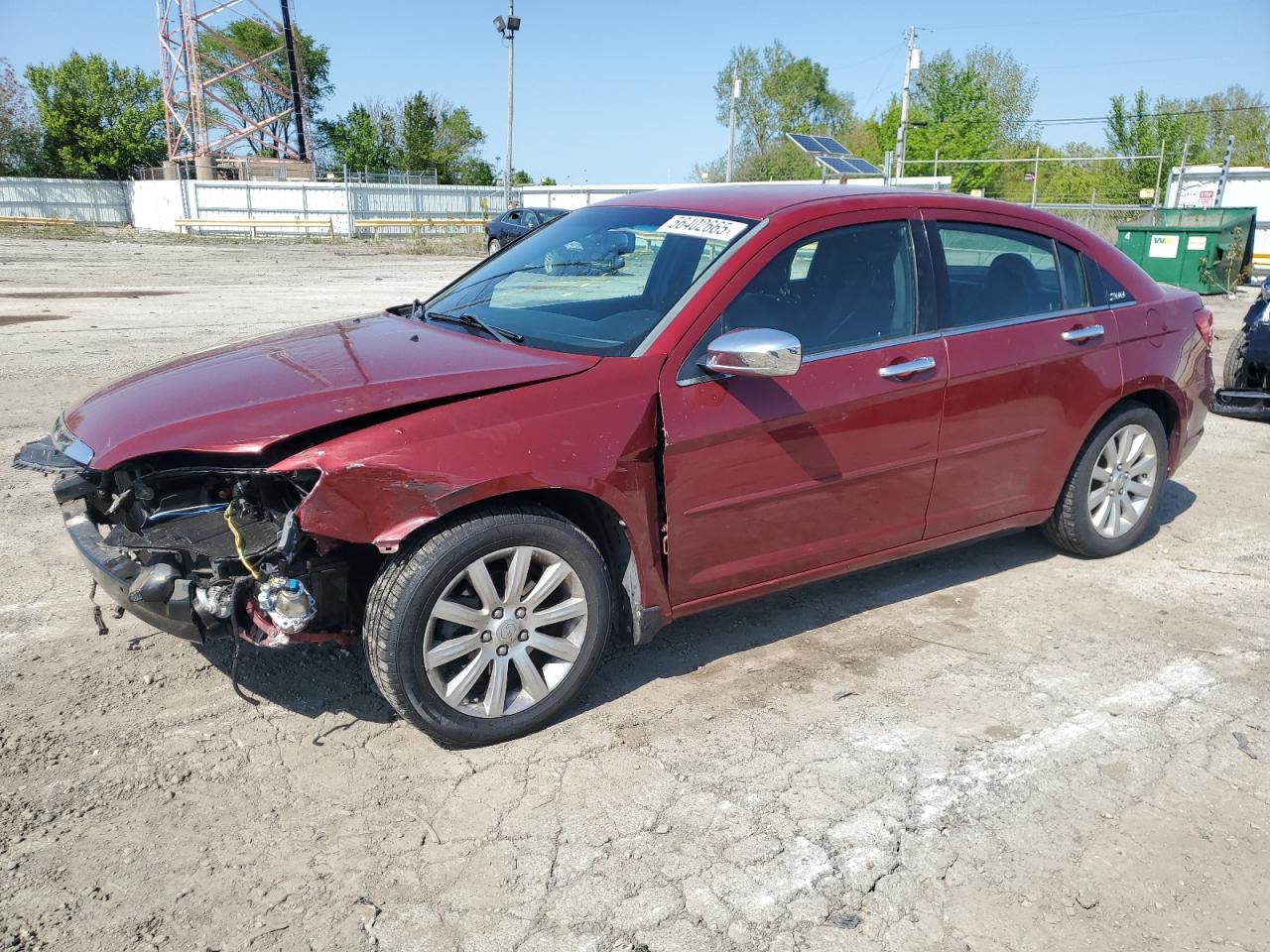 2013 Chrysler 200 Limited იყიდება Dyer-ში, IN - Front End