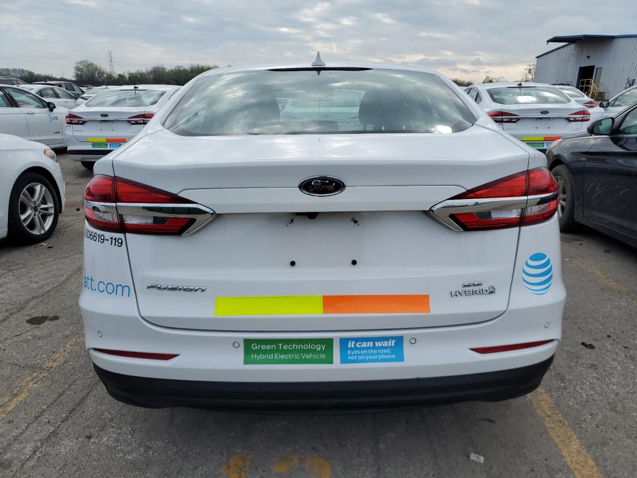 2019 Ford Fusion Se VIN: 3FA6P0LUXKR124774 Lot: 54034815