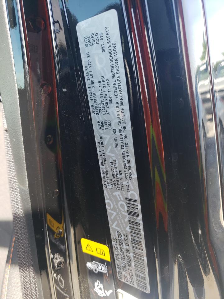 2023 Jeep Gladiator Mojave VIN: 1C6JJTEG4PL583732 Lot: 55776725