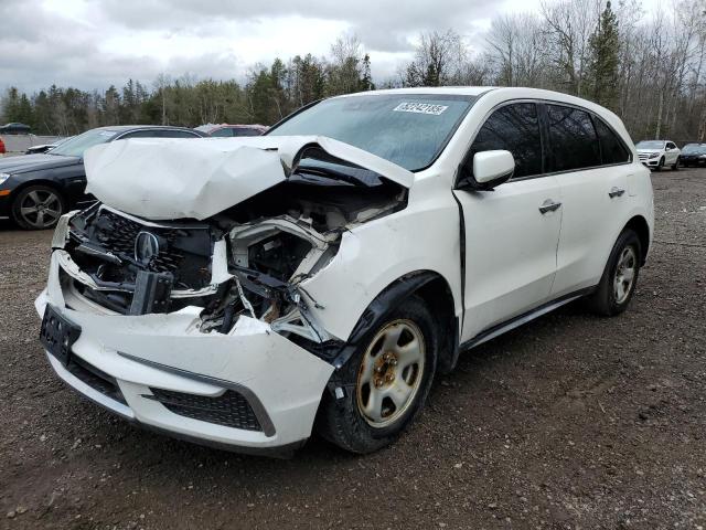 2017 ACURA MDX NAVI for sale at Copart ON - COOKSTOWN