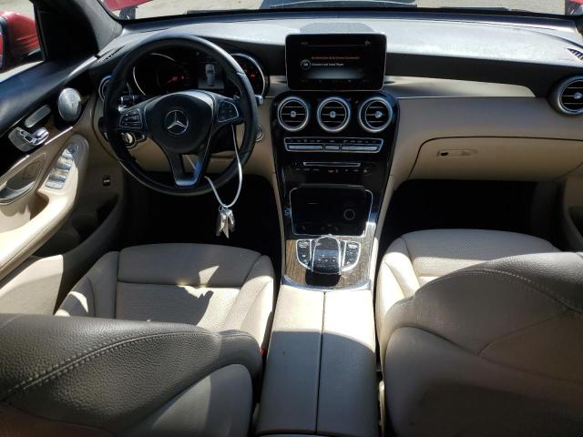  MERCEDES-BENZ GLC-CLASS 2018 Czerwony