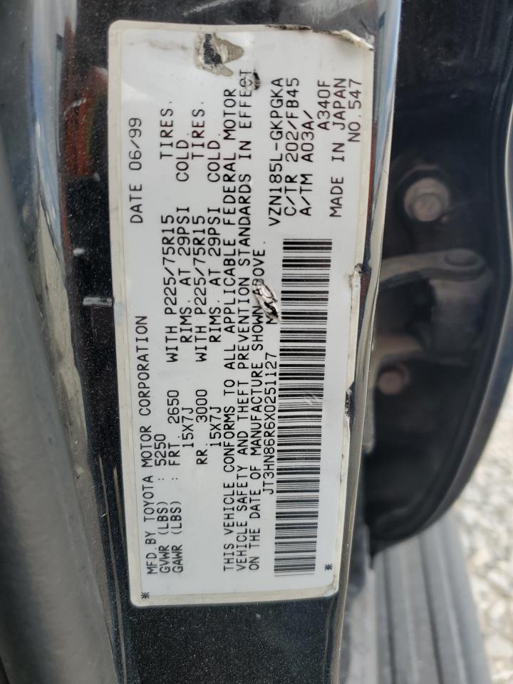 1999 Toyota 4Runner Sr5 VIN: JT3HN86R6X0251127 Lot: 56685125