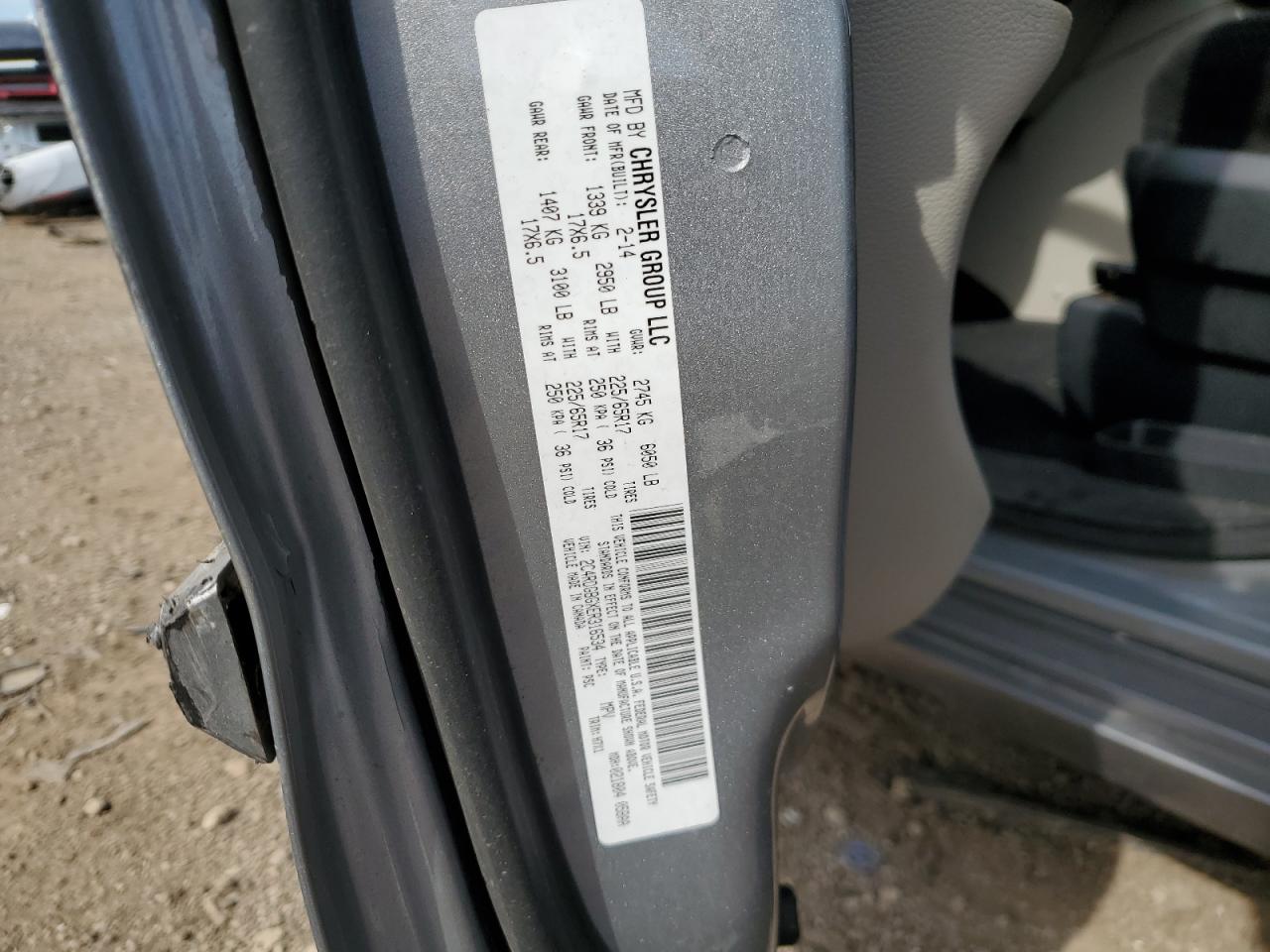 2014 Dodge Grand Caravan Se VIN: 2C4RDGBGXER316534 Lot: 55781035
