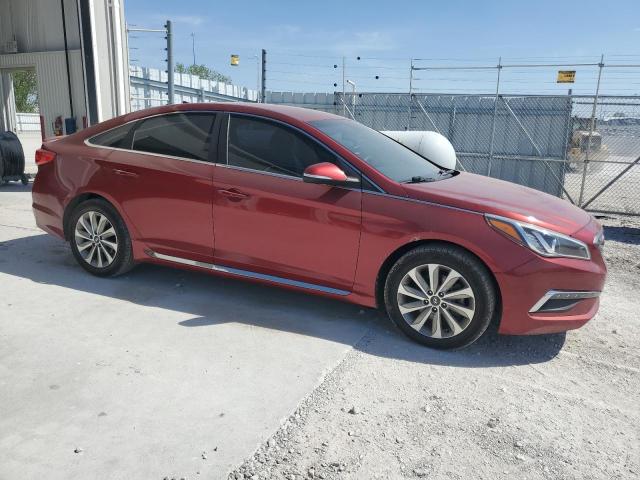 Седаны HYUNDAI SONATA 2016 Бордовый