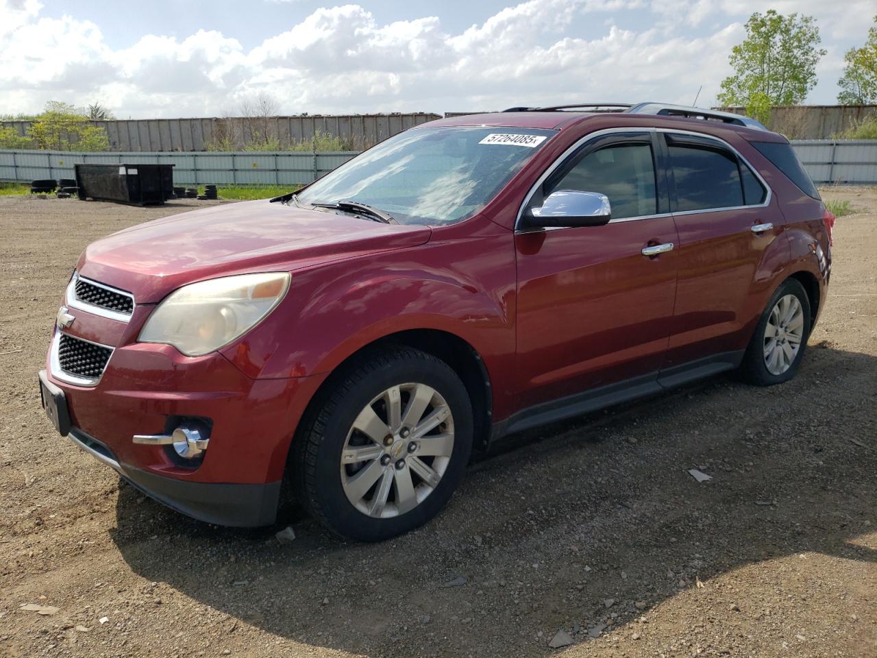 2010 Chevrolet Equinox Ltz за продажба в Columbia Station, OH - Undercarriage