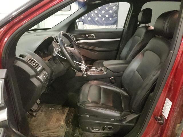  FORD EXPLORER 2016 Czerwony