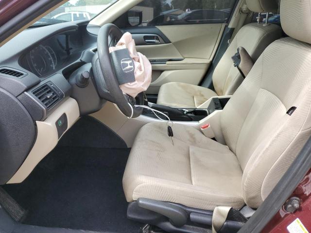 Седани HONDA ACCORD 2014 Бургунді