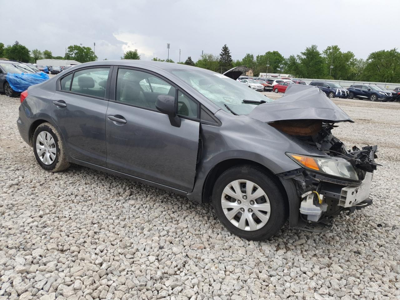 2012 Honda Civic Lx VIN: 19XFB2F5XCE387459 Lot: 57064315