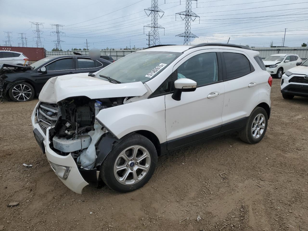 2018 Ford Ecosport Se en Venta en Elgin, IL - Front End