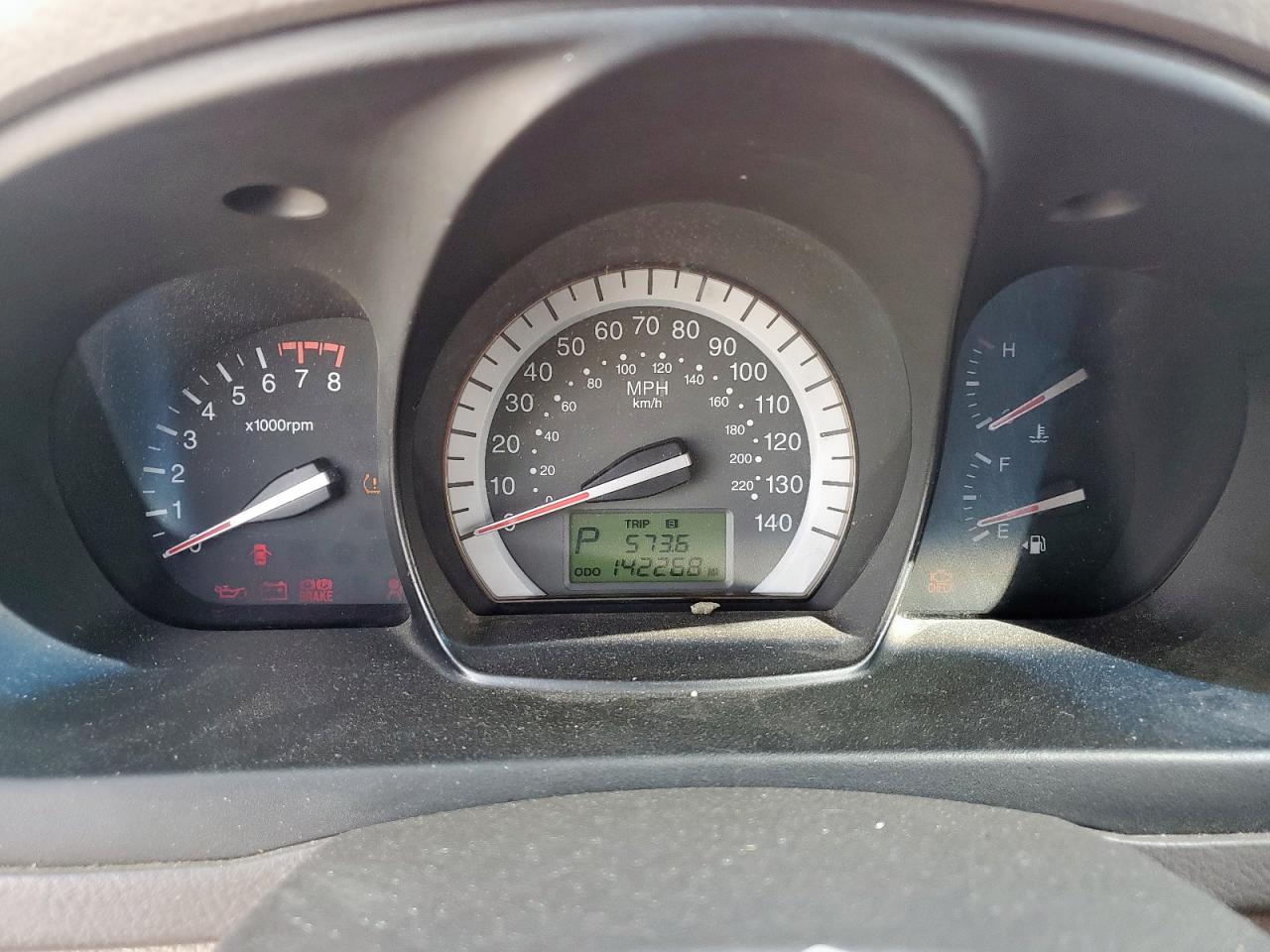 2007 Kia Spectra Ex VIN: KNAFE122475378574 Lot: 56921925