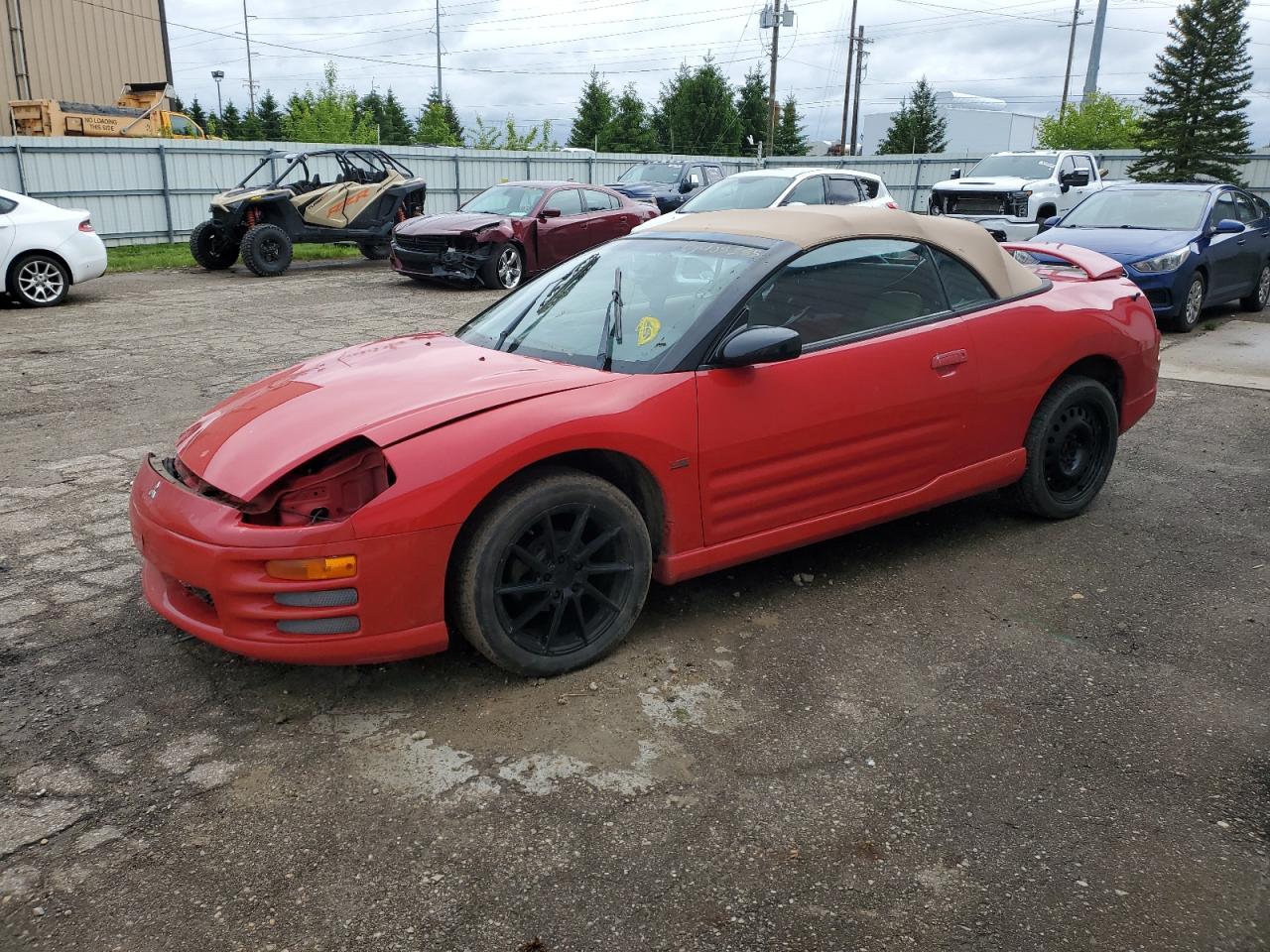 2002 Mitsubishi Eclipse Spyder Gt for Sale in Lansing, MI - Front End
