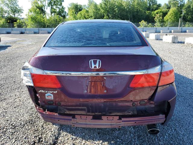 Sedans HONDA ACCORD 2015 Maroon