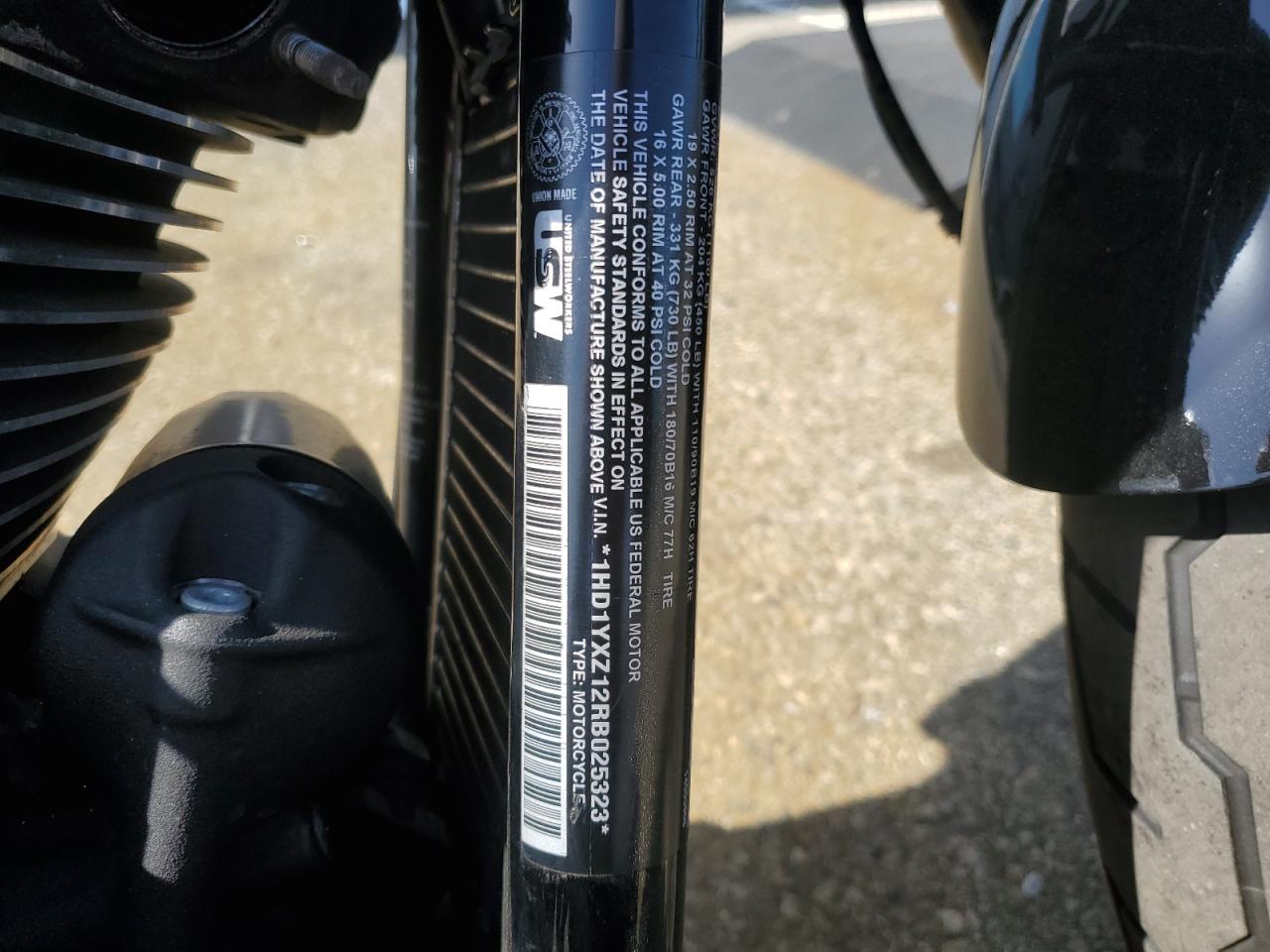 2024 Harley-Davidson Fxlrst VIN: 1HD1YXZ12RB025323 Lot: 56682145