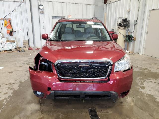  SUBARU FORESTER 2015 Бургунді