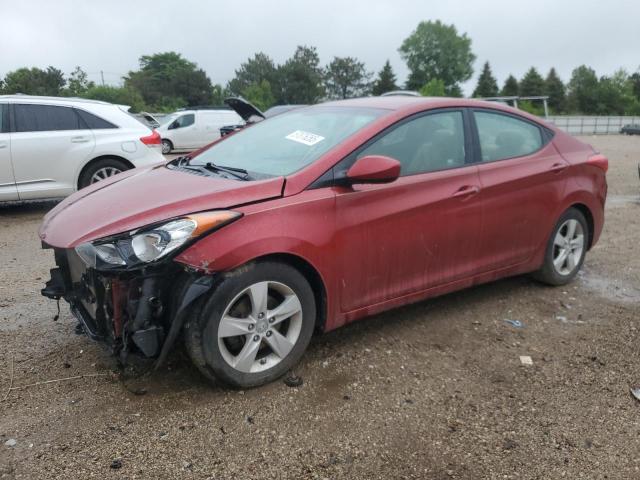  HYUNDAI ELANTRA 2013 Czerwony